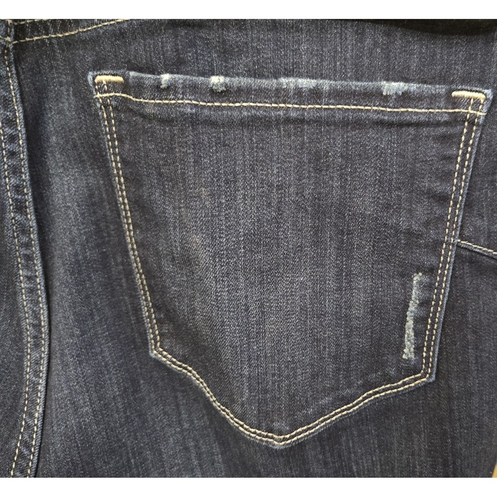 Simply Vera Vera Wang Mid Rise Skinny Jeans Dark Wash Plus Size 16WS - Picture 7 of 8